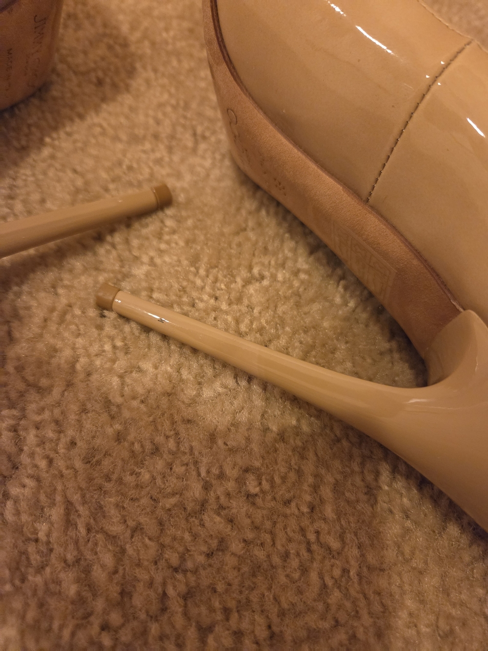 Jimmy Choo Anouk120 Nude 39 - Picture 6 of 12